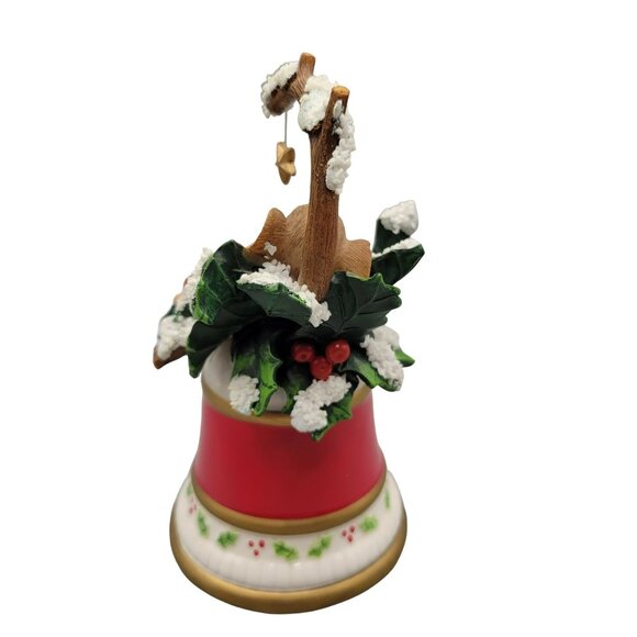Charming Tails Ceramic Bell Wishing You The Holiday of Your Dreams Christmas - Picture 4 of 8